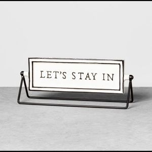 IN SEARCH OF! Hearth and Hand reversible sign!